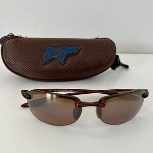 Maui Jim MJ Sport Sandy Beach Polarized Sunglasses MJ-408-10 Tortoise/Bronze